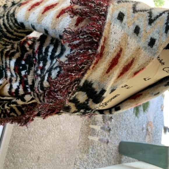 NWT Anthro Paloma Fringe tiger  print cardigan XS - Picture 11 of 16